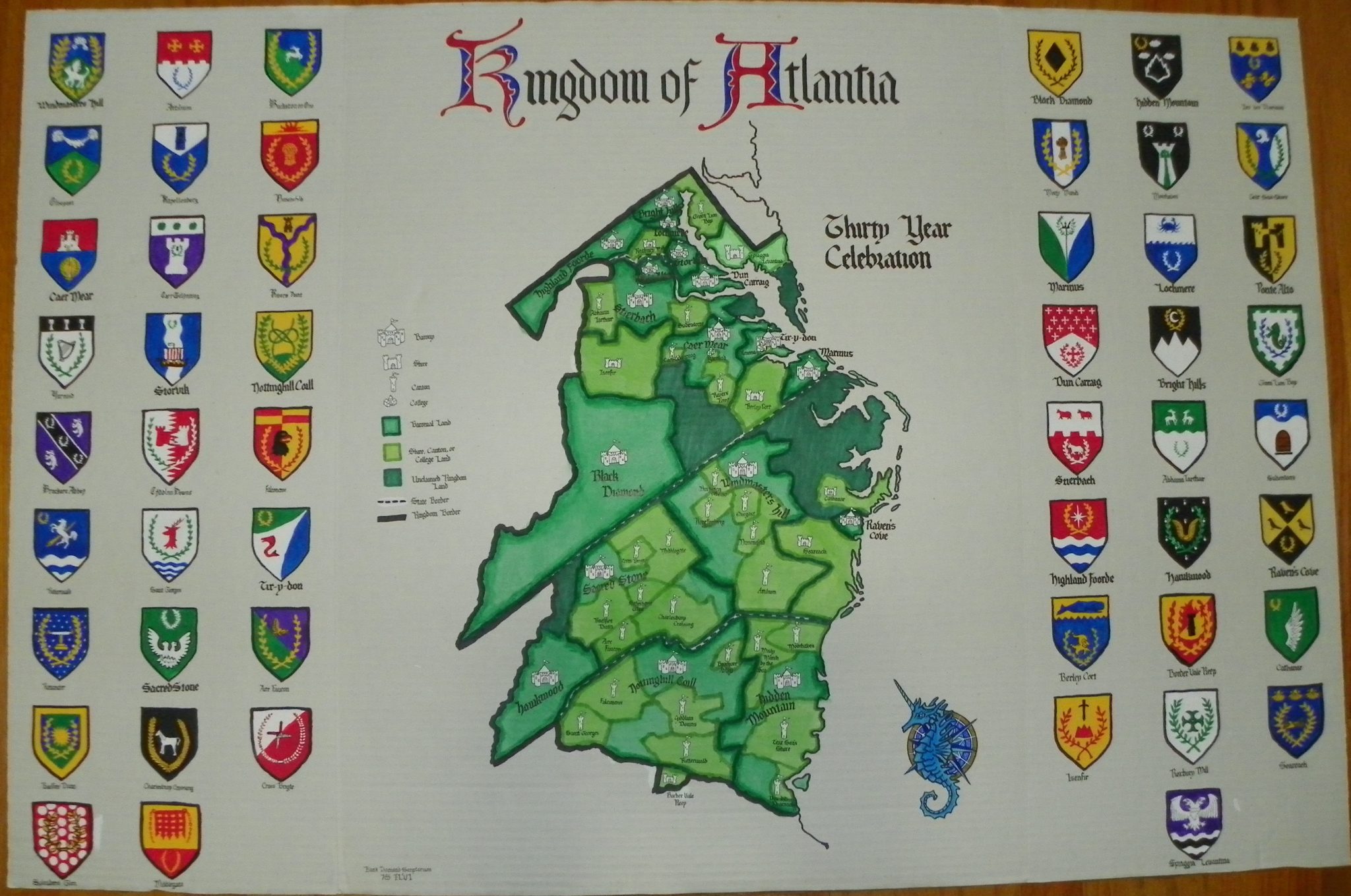 Maps of Atlantia | Atlantian History